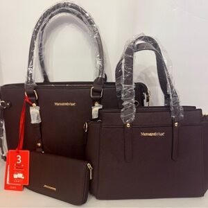 Montana West Women Handbags & Wallet 3pcs Set 
Detachable/Adj shoulder strap.